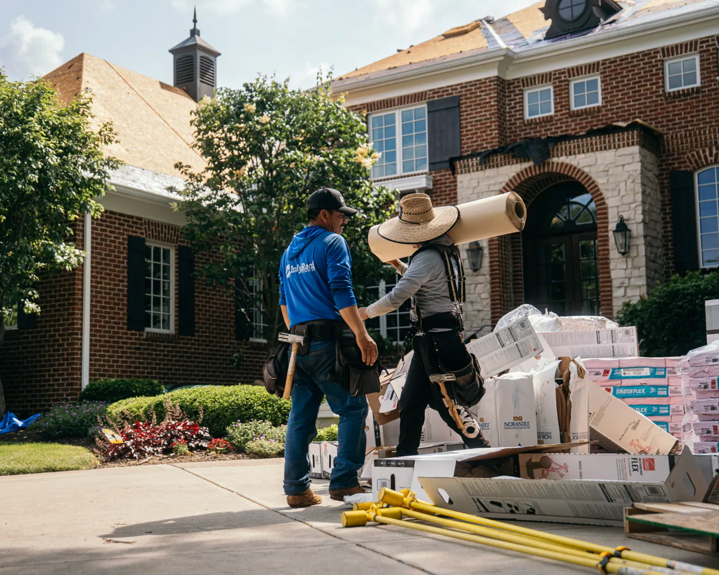 Commercial roof inspection documented in Sandpiper Lakes